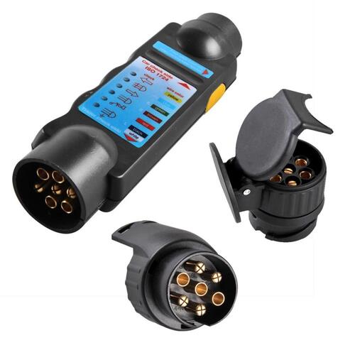 trailertester 7-polet 12 V + 2 adaptere 343524
