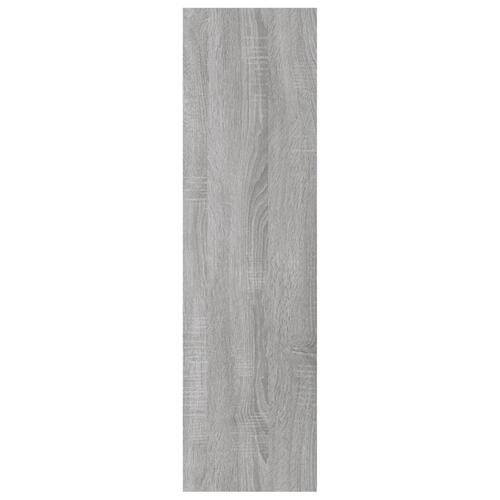 Væghængte tv-skabe 2 stk. 30,5x30x110 cm grå sonoma-eg