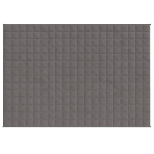 Tyngdetæppe 152x203 cm 11 kg stof grå