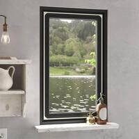 Magnetisk insektnet til vinduer 80x140 cm hvid