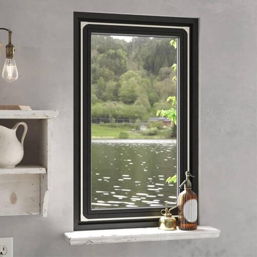 Magnetisk insektnet til vinduer 80x140 cm hvid