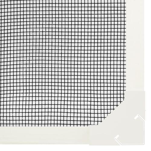 Magnetisk insektnet til vinduer 80x140 cm hvid