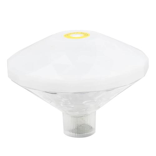 LED-undervandslampe diamantformet 10,5x8,5 cm
