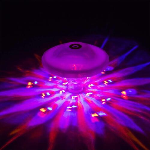 LED-undervandslampe diamantformet 10,5x8,5 cm