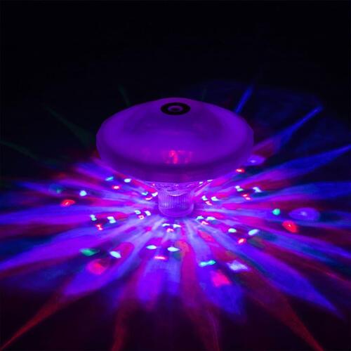 LED-undervandslampe diamantformet 10,5x8,5 cm