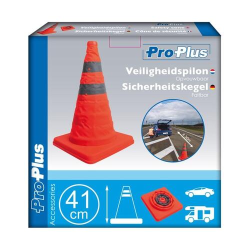 ProPlus sammenklappelig sikkerhedskegle 540320