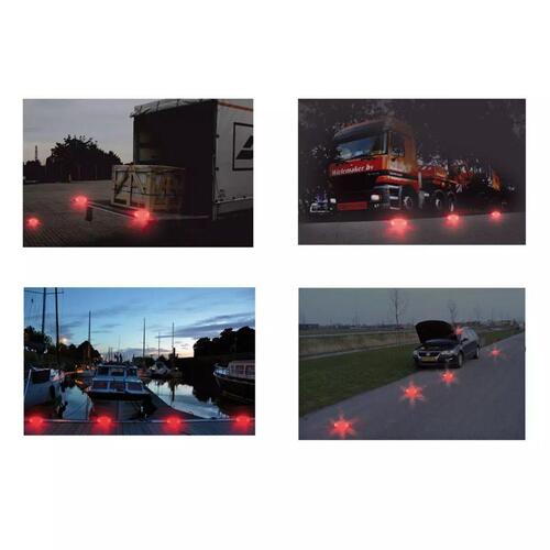 advarselslampe 16 LED'er orange 540322