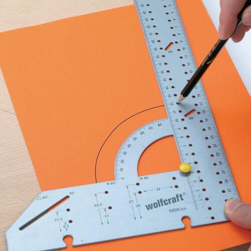 Wolfcraft universel målefirkant 300 mm 5205000