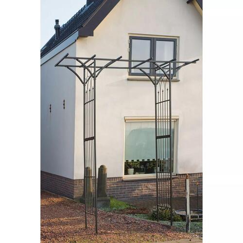 havebue 114 x 66 x 232 cm metal sort
