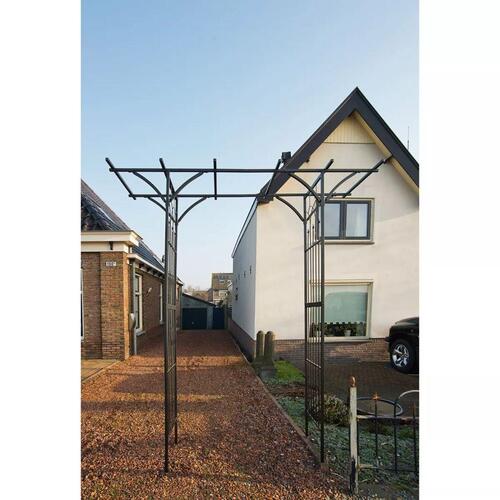 havebue 114 x 66 x 232 cm metal sort