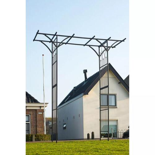 havebue 114 x 66 x 232 cm metal sort