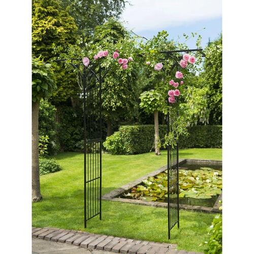 havebue 114 x 66 x 232 cm metal sort