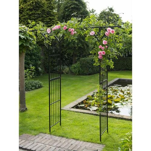 havebue 114 x 66 x 232 cm metal sort