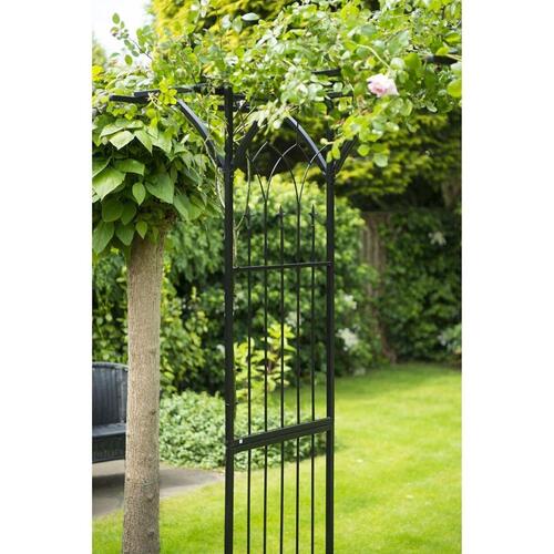 havebue 114 x 66 x 232 cm metal sort