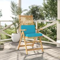 Pallehynde 60x40x12 cm stof turkis