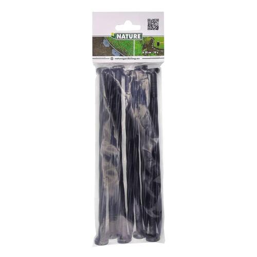 jordspyd 10 stk. 20 cm sort