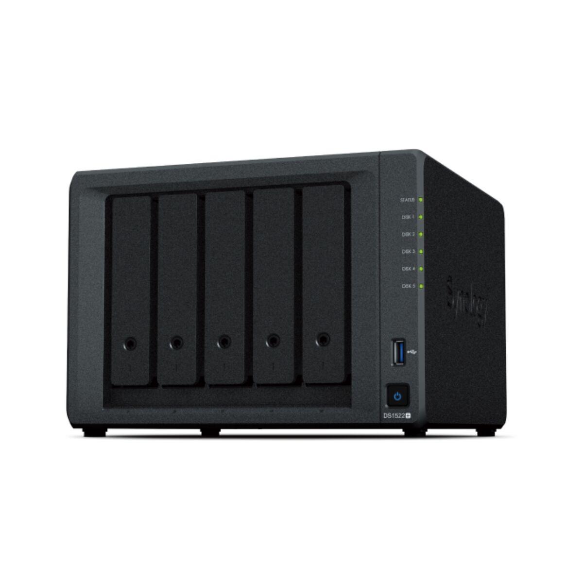 NAS-netværkslagring Synology DS1522+ 8 GB AMD Ryzen R1600 8 GB RAM