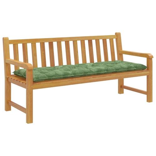 Hynde til havebænk 150x50x7 cm oxfordstof bladmønster