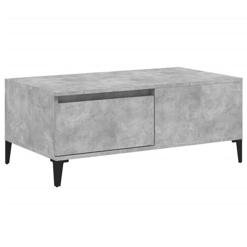 Sofabord 90x50x36,5 cm konstrueret træ betongrå