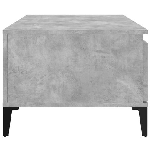 Sofabord 90x50x36,5 cm konstrueret træ betongrå