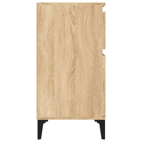 Sengeborde 2 stk. 40x35x70 cm sonoma-eg