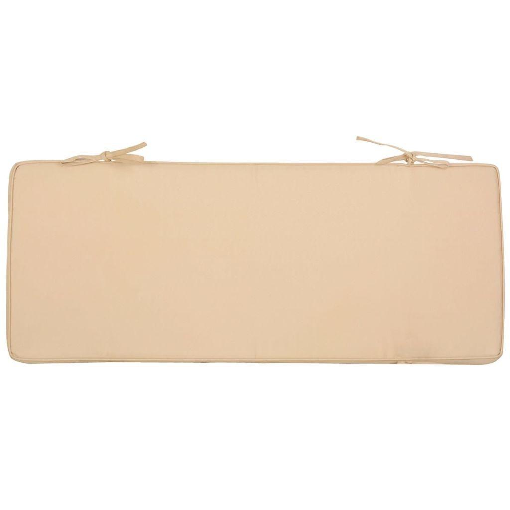 Esschert designerpude til bænk 98,5 x 39,5 cm beige MF019