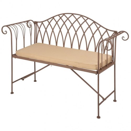 Esschert designerpude til bænk 98,5 x 39,5 cm beige MF019