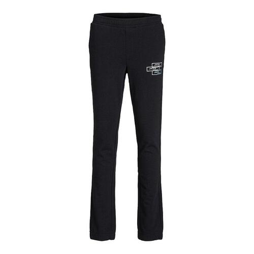 Træningsdragt til børn underdele Jack & Jones JPSTGORDON SPACE LOGO 12221570 Sort 12 år