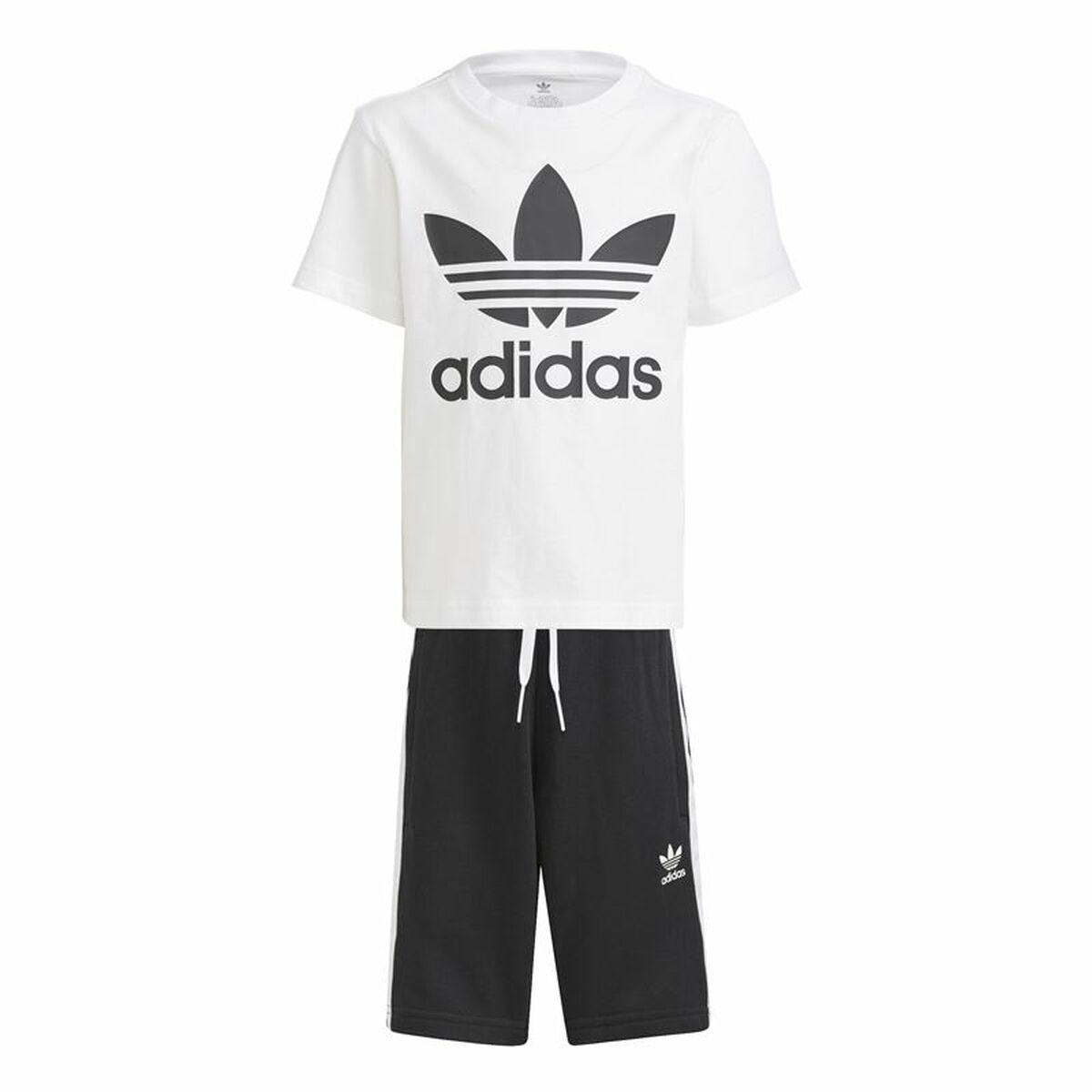 Sportstøj til Børn Adidas Adicolor Hvid 4-5 år