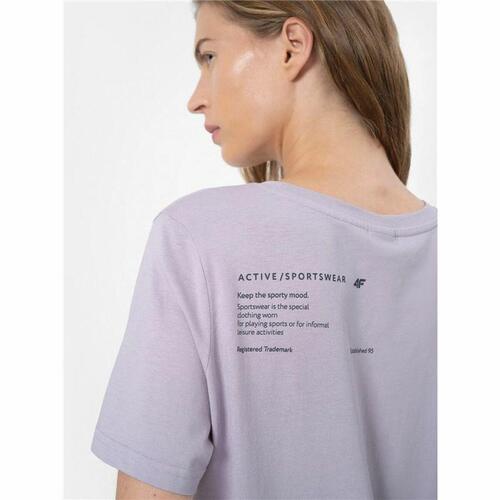 Kortærmet T-shirt til Kvinder 4F TSD025 L