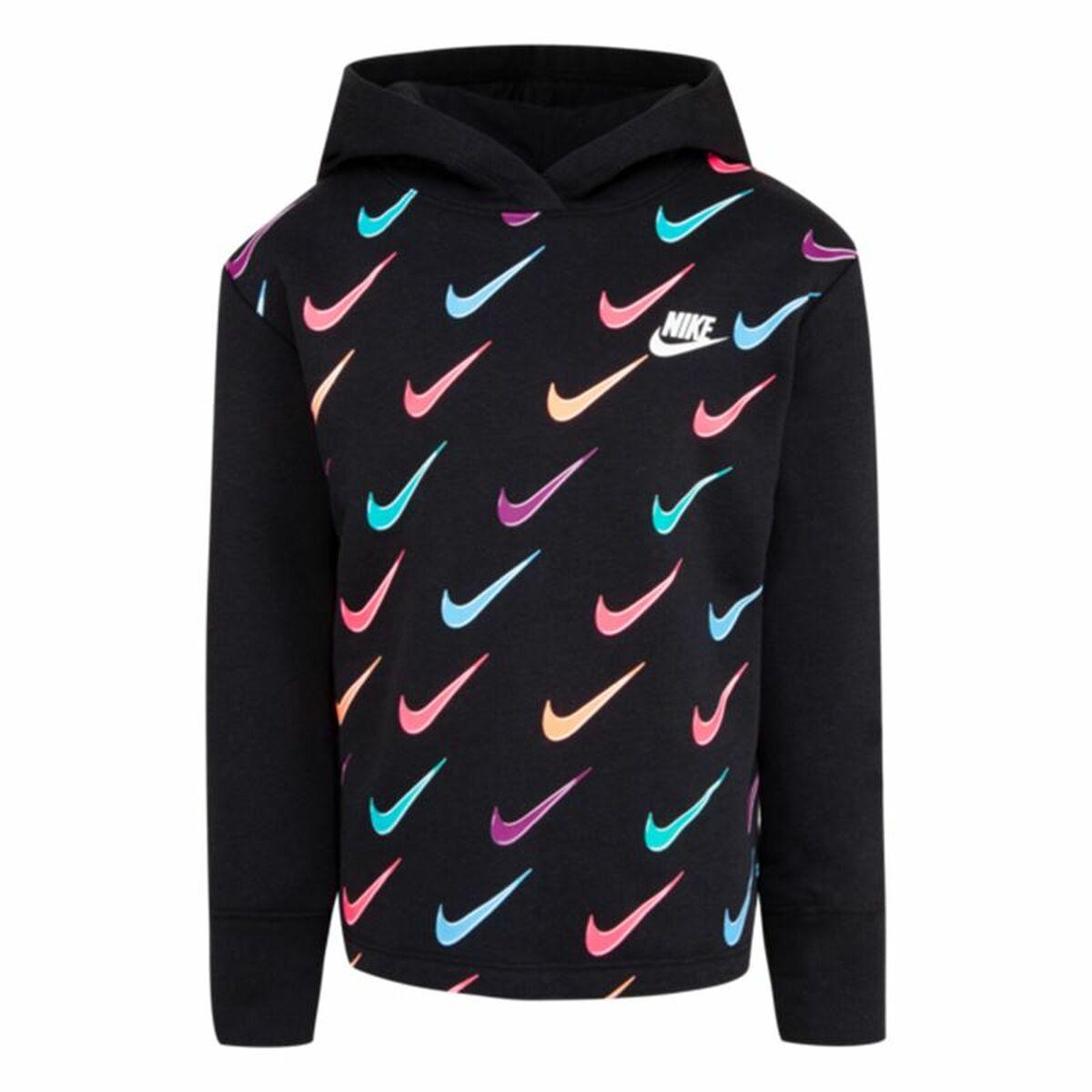 Sweatshirt til Børn Nike Nsw Sort 5-6 år