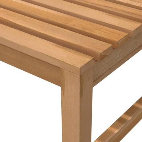 Havebænk 150 cm massivt teaktræ