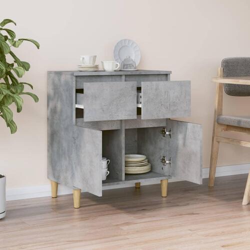 Skænk 60x35x70 cm konstrueret træ betongrå