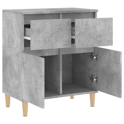 Skænk 60x35x70 cm konstrueret træ betongrå