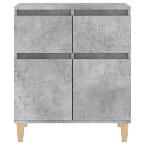 Skænk 60x35x70 cm konstrueret træ betongrå