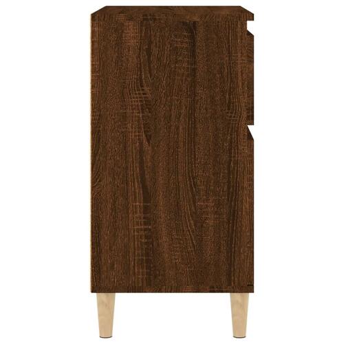 Skænk 60x35x70 cm konstrueret træ brun egetræsfarve