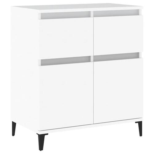 Skænk 60x35x70 cm konstrueret træ hvid