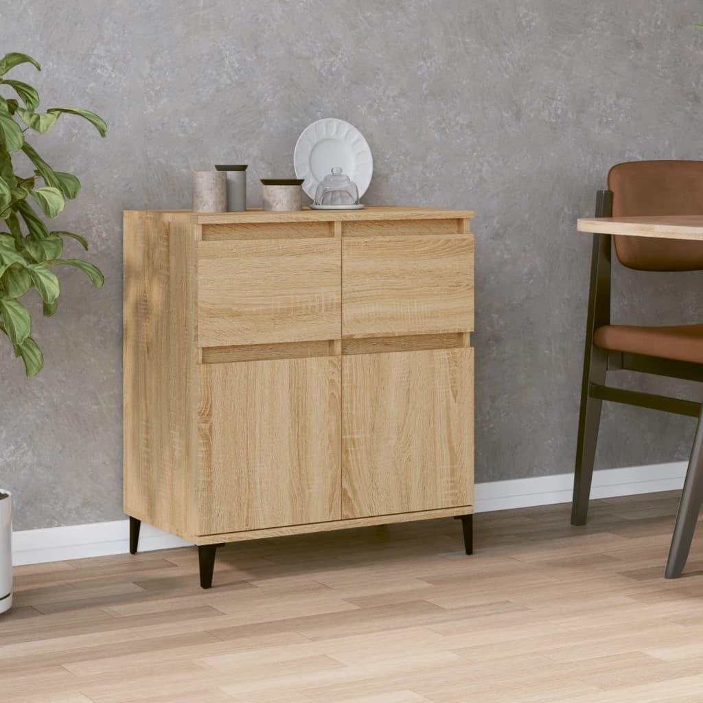 Skænk 60x35x70 cm konstrueret træ sonoma-eg