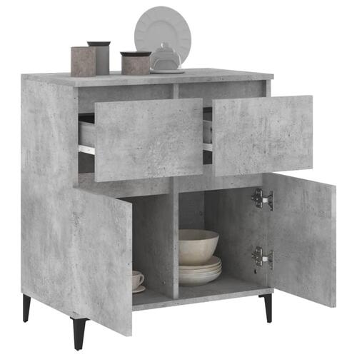 Skænk 60x35x70 cm konstrueret træ betongrå