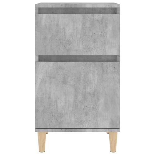 Sengeborde 2 stk. 40x35x70 cm betongrå