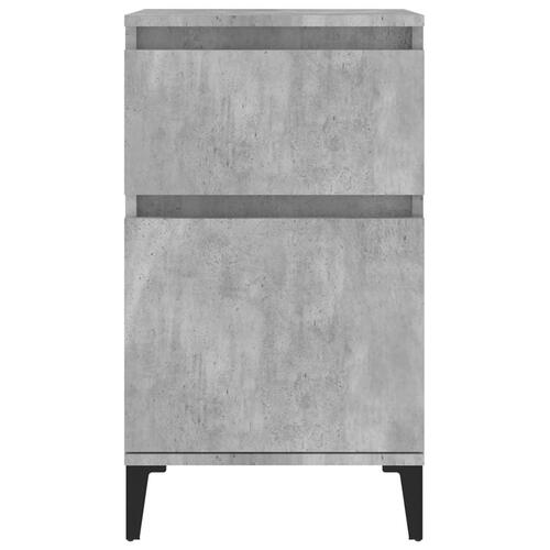 Sengebord 40x35x70 cm betongrå