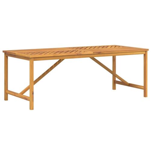 Havebord 200x90x74 cm massivt akacietræ