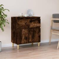Skænk 60x35x70 cm konstrueret træ røget egetræsfarve
