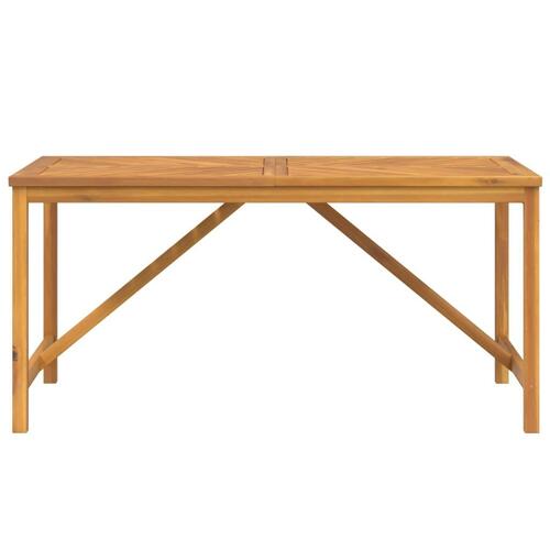 Havebord 150x90x74 cm massivt akacietræ