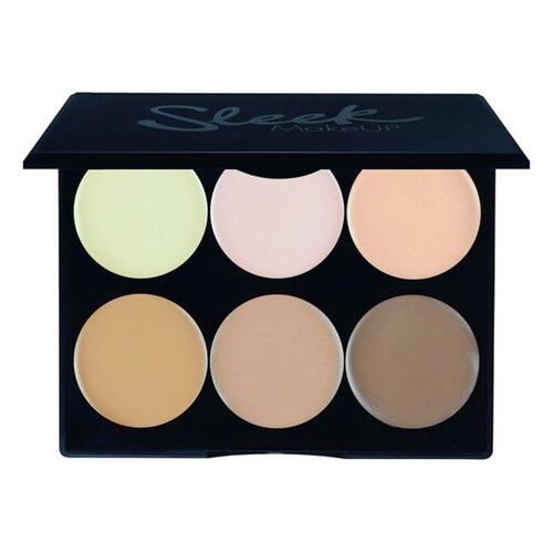 Palette Sleek Cream Contour Kit Lysreflekterende Makeup Light