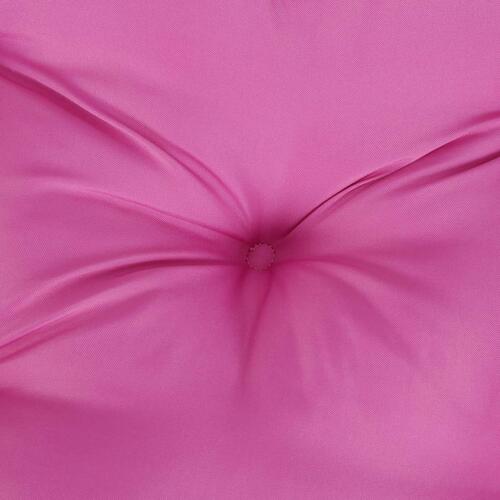 Stolehynder 4 stk. 50x50x7 cm oxfordstof pink