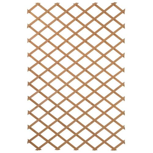 haveespalier 50x150 cm træ naturfarvet
