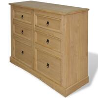 Skænk 110x43x81 cm Corona-serie mexikansk fyrretræ