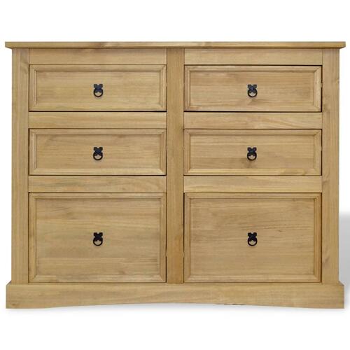 Skænk 110x43x81 cm Corona-serie mexikansk fyrretræ