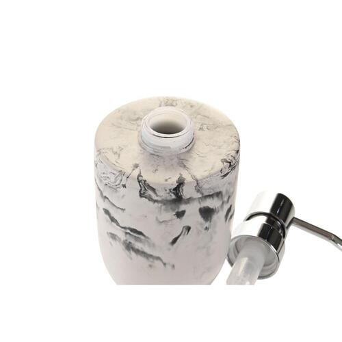 Sæbedispenser Sort Cement Hvid